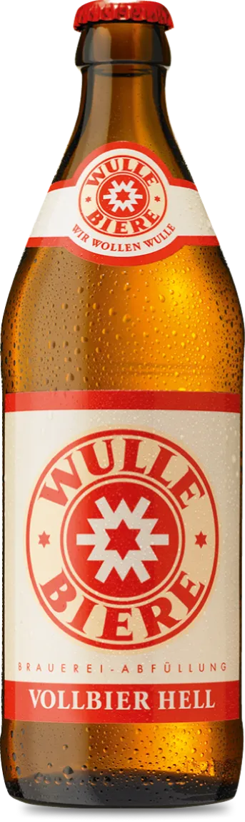 Wulle Vollbier Hell in der großen Flasche